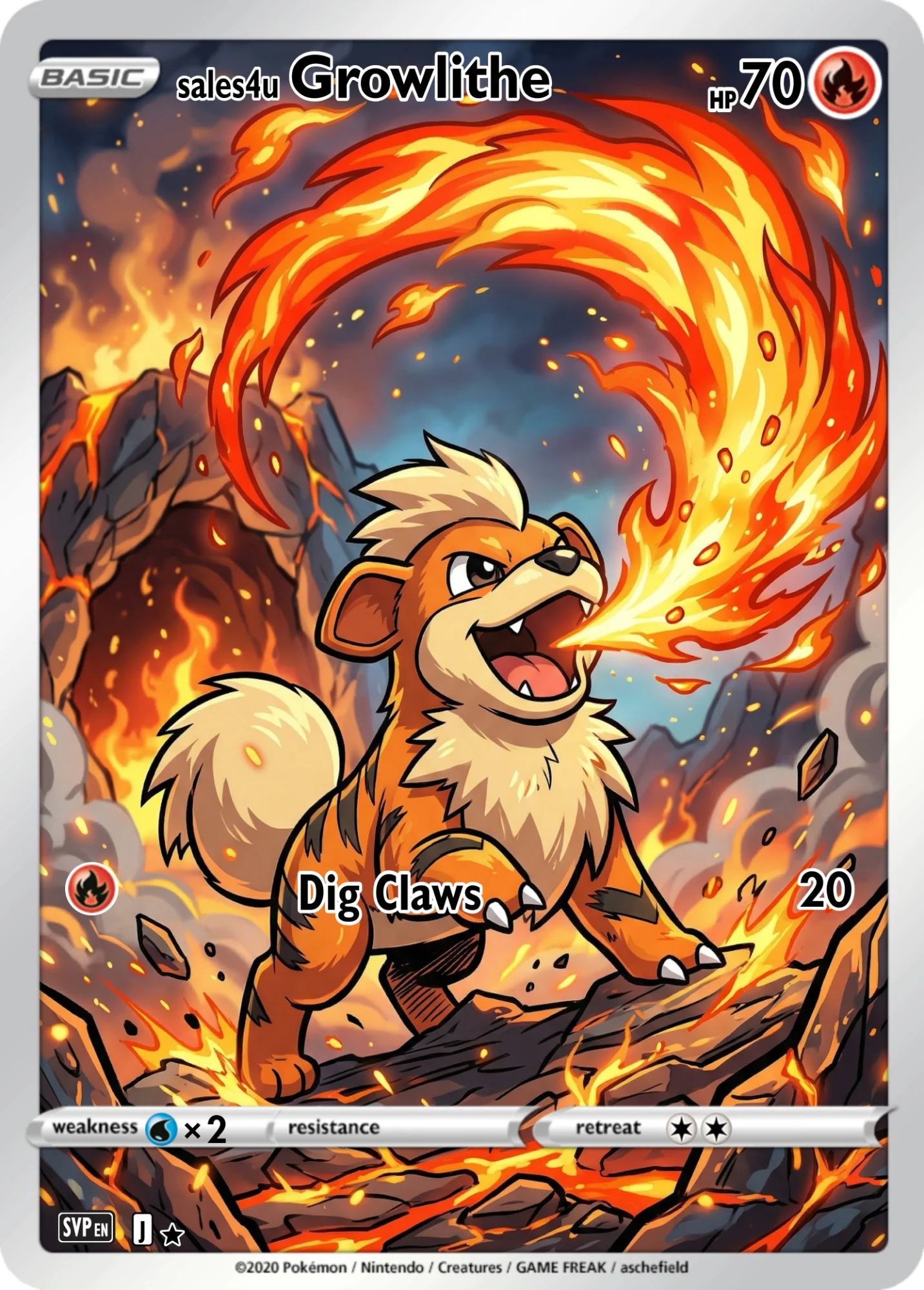 Growlithe — Growlithe #8